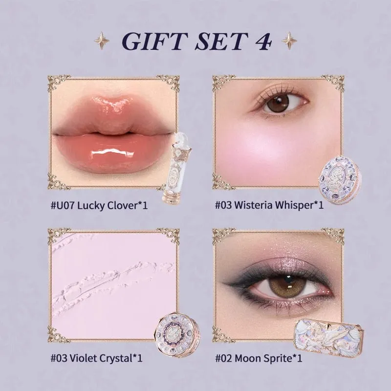 Flower Knows Knight Unicorn Collection Gift Set Makeup Palette Mirror Lipstick Blush Loose Setting Powder Kit De Maquillaje — image 9