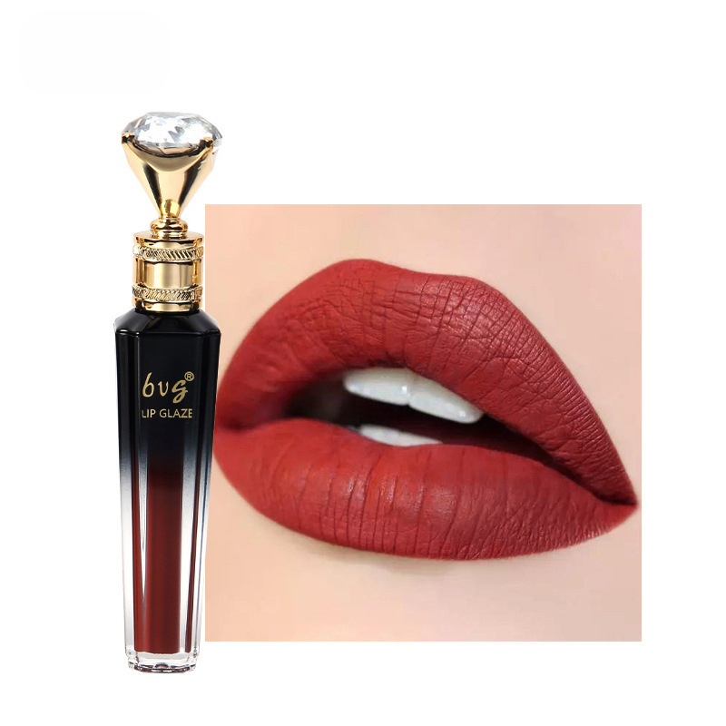 Lip Gloss Durable Moisturizing Waterproof Non-fading Non-stick Cup Color Durable Velvet Matte Lip Gloss Cosmetics For Women — image 10