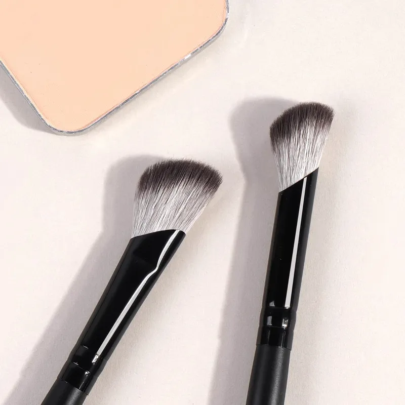 4 st Dubbeländade makeupborstar Set med Box Foundations Powder Conceal Blush för ögonskugga Basic Brush Nybörjarresor — image 6