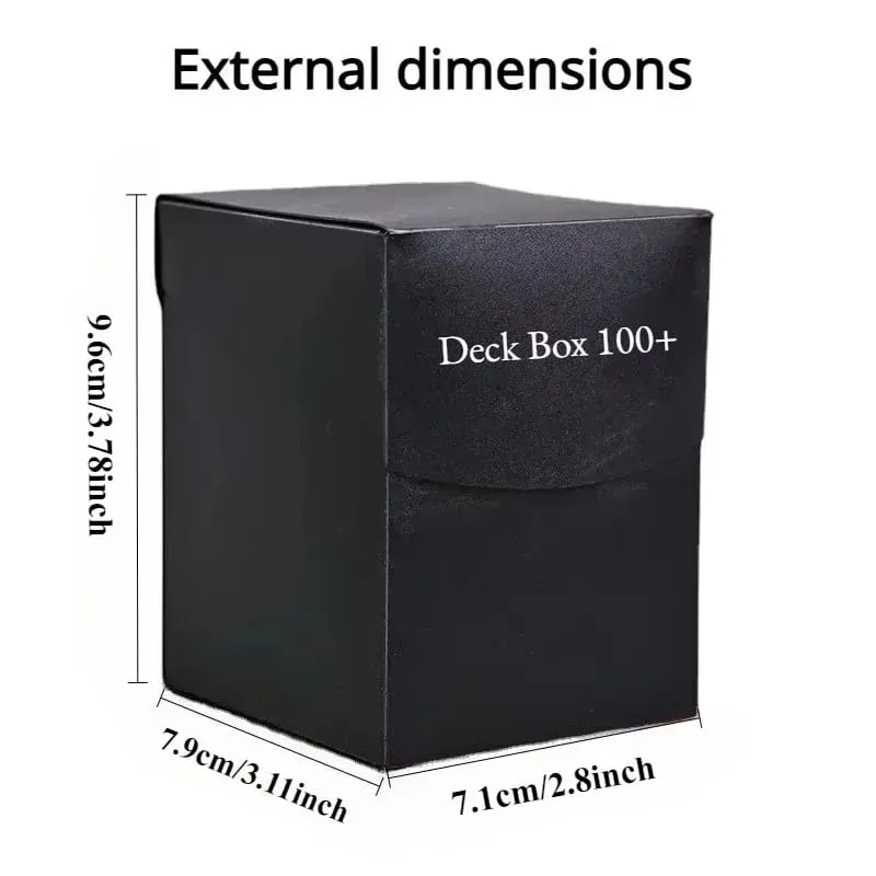 Deck Trading Cards Box for 100+ Game Baseball Card Storage Box Playing Card Carrying Case for Family Party Games Supplies — image 3