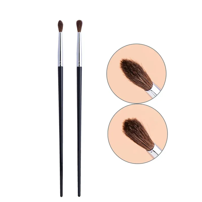 Small Smoky Liner Makeup Brushes Eyeliner Smudge Brush Precision Smudge Makeup Brush Horse Hair Eyeshadow Smudge Brush — image 22