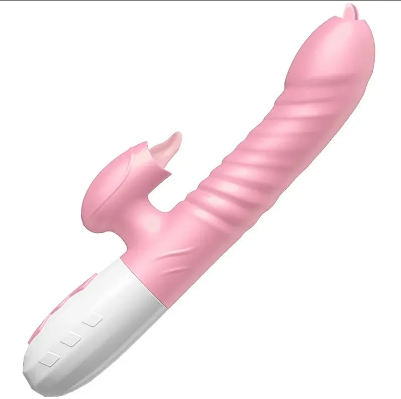 Rabbit Thrusting Vibrator for Women Heating G-Spot Vagina Vibrator Clit Stimulator Female Masturbator Adult Sex Toy for Women — image 9