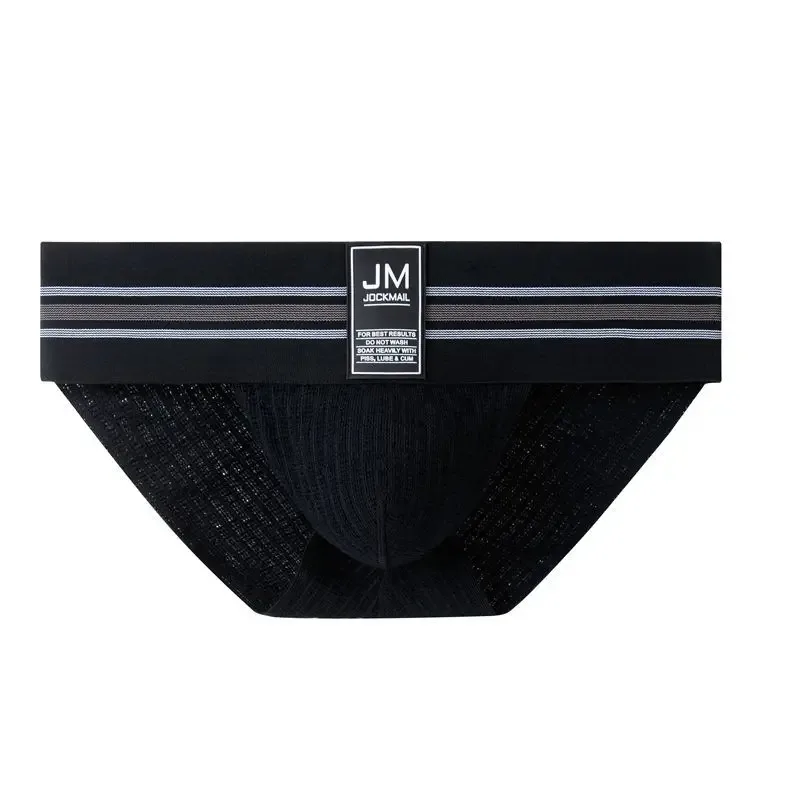 JOCKMAILcuecas De Algodao Masculina Super Wide Waist, Tide High Fork Briefs, High Elasticity Fitness Breathable Men Underground — image 47