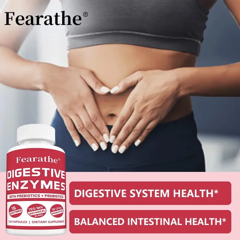 Digestive Enzyme Capsules - with Probiotics & Prebiotics Support Gut Health Immune Support Promote Digestive Health — image 5
