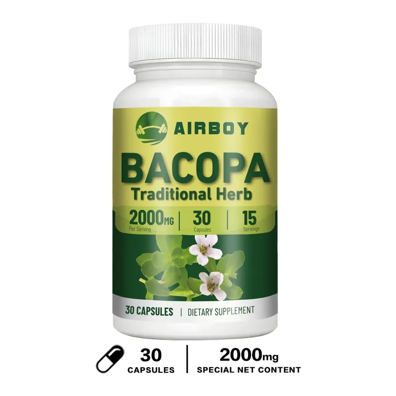 Bacopa Monnieri Extract - Helps Clear Thinking and Improves Memory Delay Skin AgingSupplements — image 8