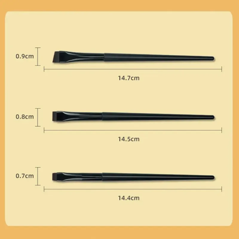 Make Up Tool Oblique Cosmetics Brush Flat Eyebrow Brush Liner Brow Brush Blade Makeup Brushes Angled Fine Eyeliner Brushes