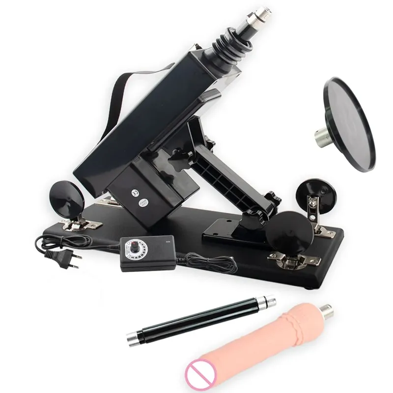 Sex Machine for Woman Adjustable Masturbating Pumping with 3XLR Accessories Sex Gun Love Machine for Men Adult Toys