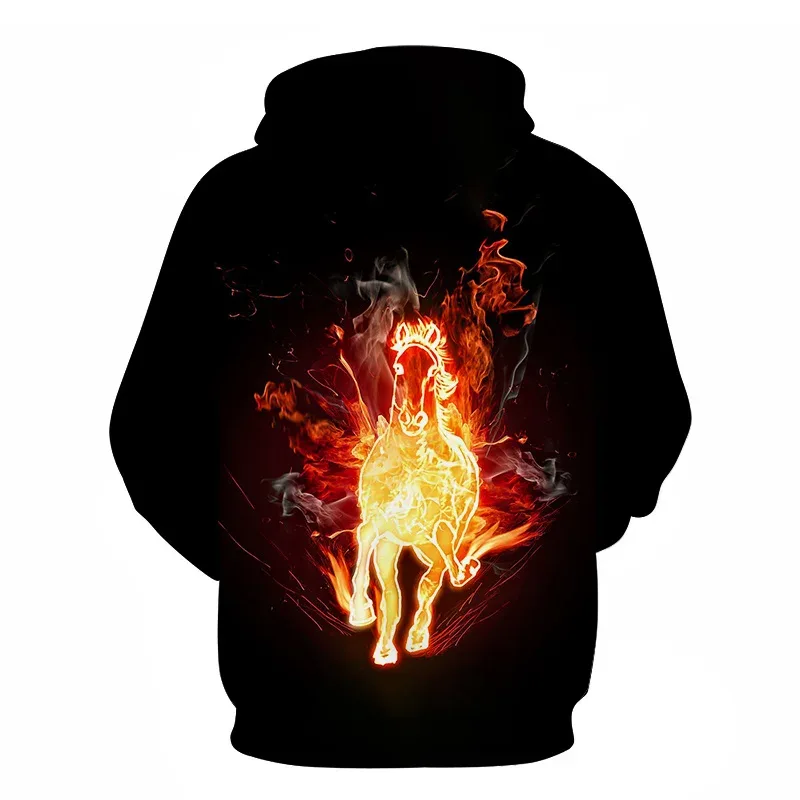 Horse Win Instant Success 3D Print Hoodies Interesting implication Animal Design Men Women Streetwear Pullover Casual Sweatshirt — image 30