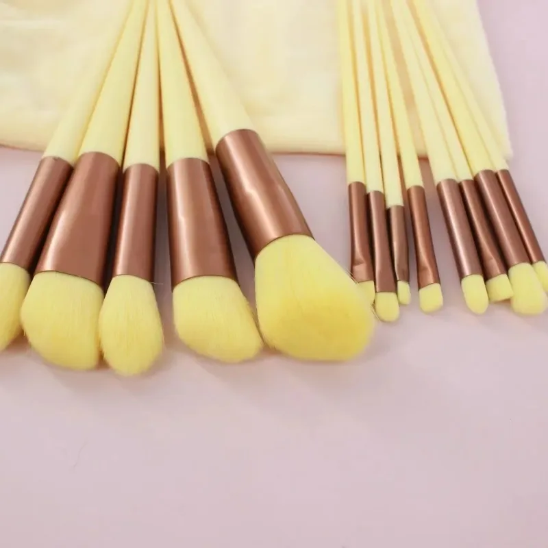 13 Pcs Makeup Brushes Set Eye Shadow Foundation Women Cosmetic Powder Blush Blending Beauty Make Up Tools For Beginner Hotting — image 5