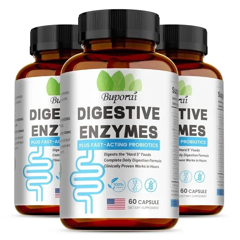 Digestive Enzymes Supplement - Digestion and Intestinal Health for Adults Men and Women Promotes Nutrient Absorption — image 10