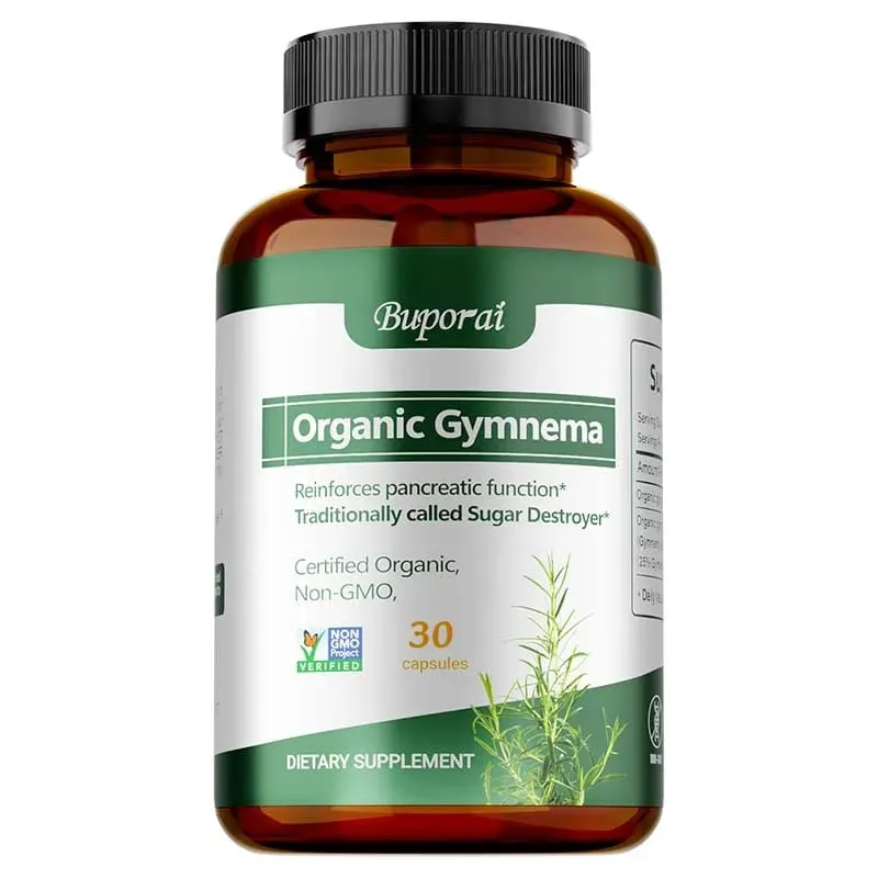 Organic Gymnema - Enhance Pancreatic Function Promote Intestinal Health and Absorption Balance Health Levels Non-GMO — image 10