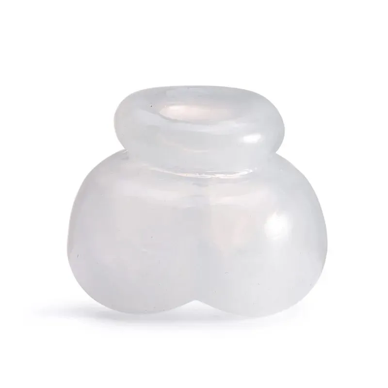 Male Penis Lock Cockring Testis Bondage Erection Ball Ring Delay Ejaculation Reusable Enlargement Ball Stretcher Sex Toy for Man — image 11