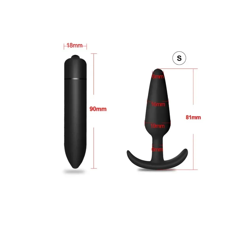 4pcs Beginner Silicone Butt Plug Anal Plug for Men Prostate Massager for Gay Mini Anal Bullet Vibrator Sex Toy for Men Women — image 22