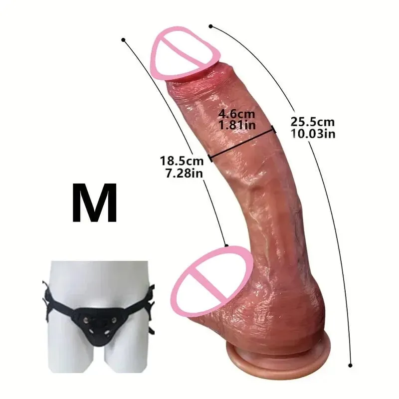 Oversized Realistic Dildo Huge Penis Penetration Anal Sex Toys For Women Masturbation Soft Dick Dildos Sexy Adult Sex Toy Gay — image 10