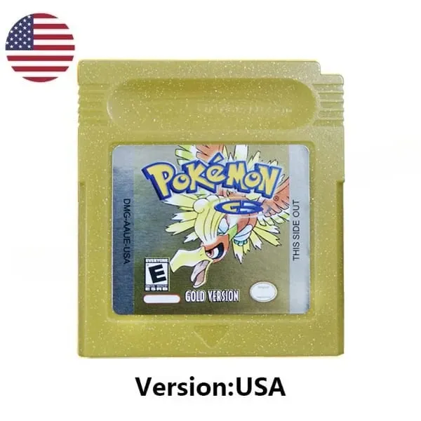 Many style Pokemon Red Blue Crystal Golden Green Silver Yellow GBC Game Card 16 Bit Video Game Cartridge Console Card GB/SP — image 11