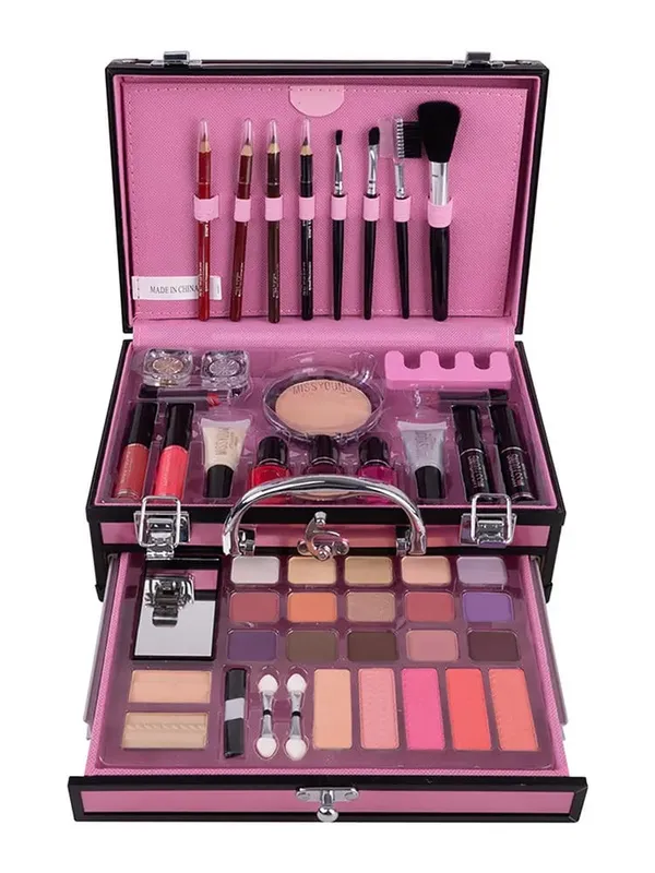 Makeup Starter Kit Professional Make Up Sets With Transparent Case Holiday Beauty Gift Set Starter Cosmetics Full Kits For Women — image 4