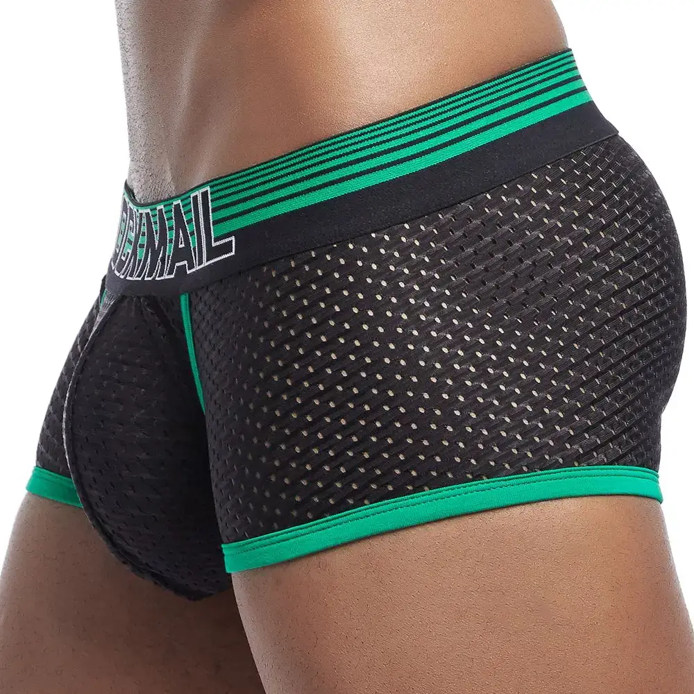 4PCS/Lot Boxer Men Mesh Breathable Boxershorts Men Underwear Shorts Panties Men Cuecas Boxer Underpants Calzoncillos 3256808053328844 — image 14