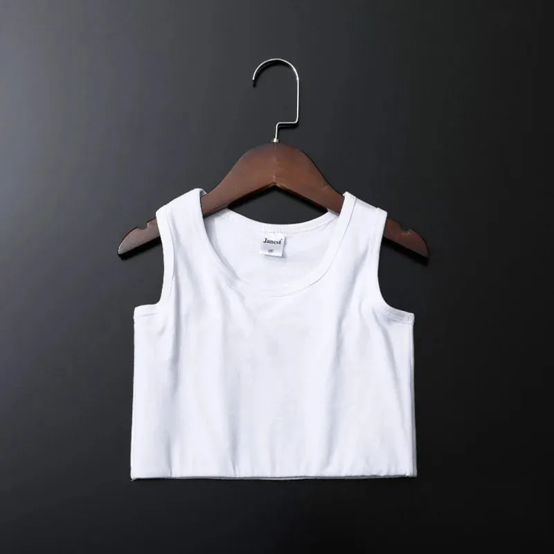 Bandaged chest clip vest top breathable elastic chest clip vest women's tight elastic vest