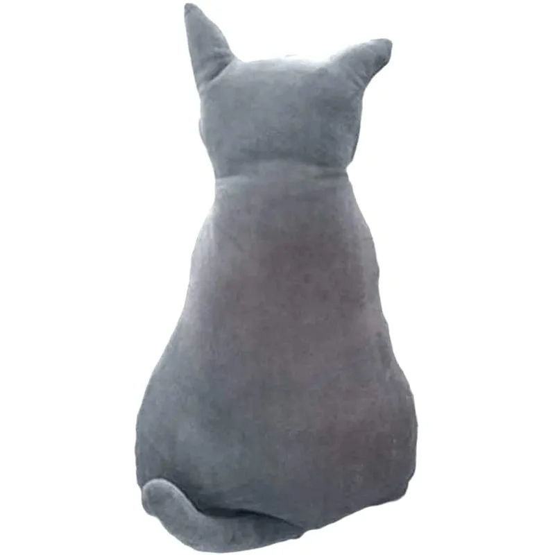 Plush Toy Cute Cat Soft Back Shadow Plush Toy Sofa Pillow Seat Cushion Birthday Gift for Boys Girls Kids — image 6