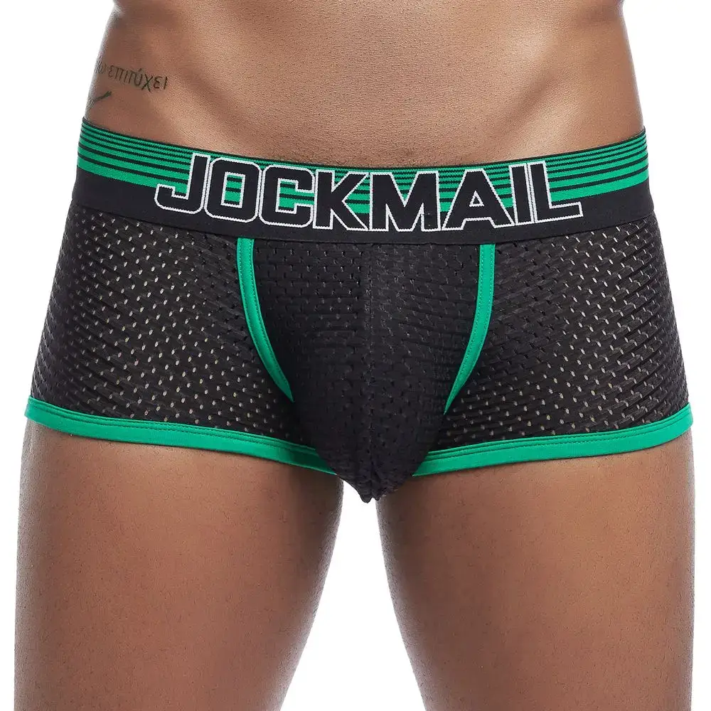 4PCS/Lot Boxer Men Mesh Breathable Boxershorts Men Underwear Shorts Panties Men Cuecas Boxer Underpants Calzoncillos 3256808053328844 — image 13