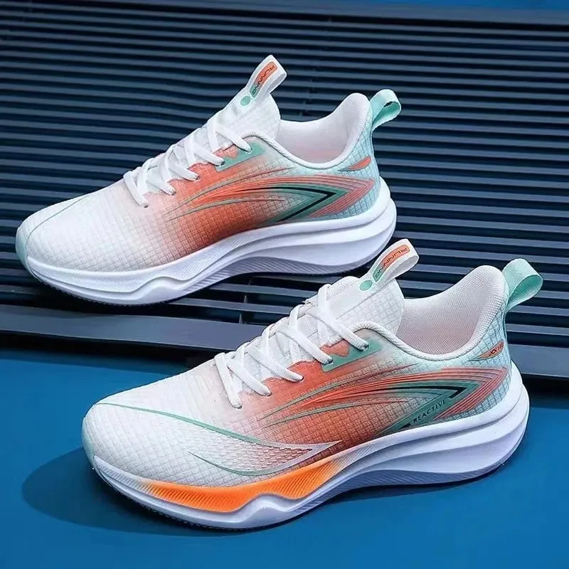 Men's Shoes Lightweight Sports Running Casual Fly Woven Mesh Soft Sole Sneakers Breathable Fashion Trendy Shoes for Teenagers