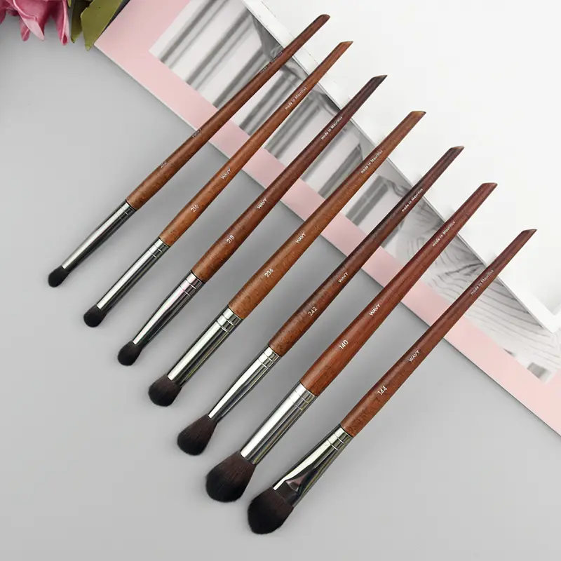 1pc MF Eyeshadow Makeup Brushes Concealer Make Up Brush Crease Highlight Smudge Synthetic hair Eye Shadow Soft cosmetic tools — image 1