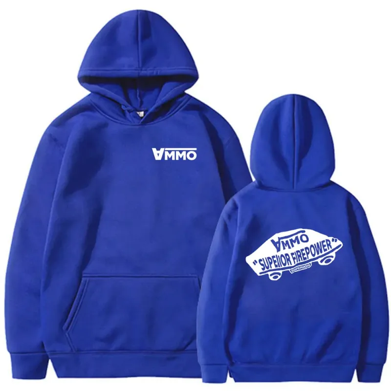 Sweat-shirt à capuche imprimé Double face pour hommes et femmes, vêtement à la mode, surdimensionné, à manches longues, frères d'armes — image 12