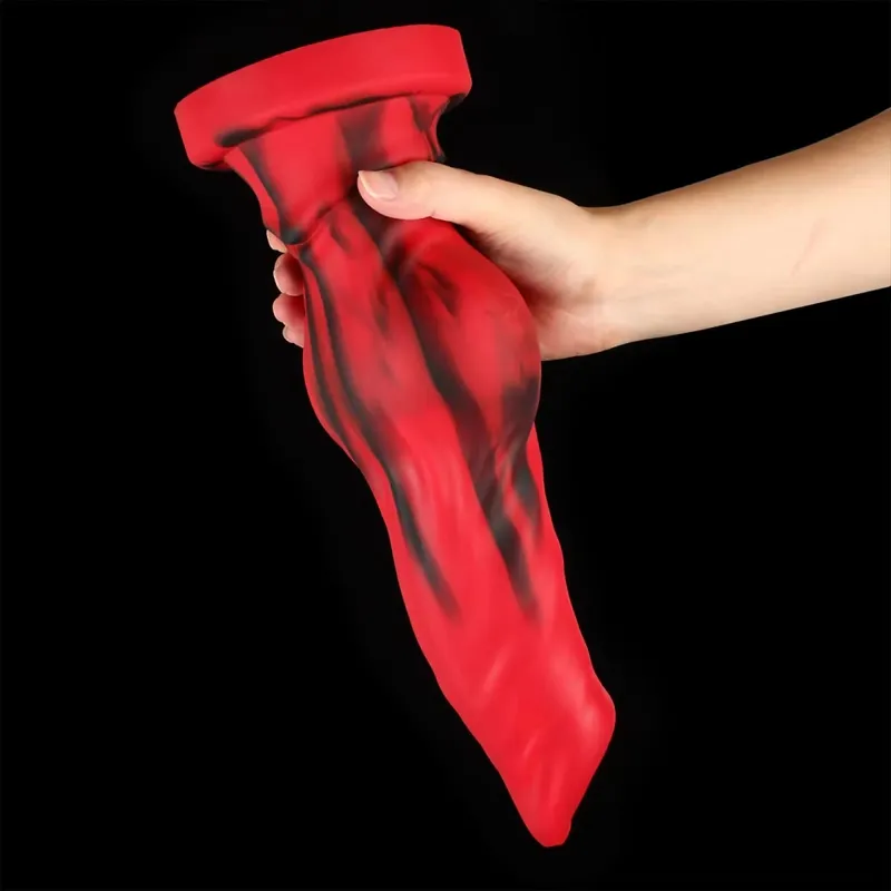Énorme Silicone fantaisie Animal gode Plug Anal Prostate sexe pour hommes femmes gros noeud chien gode ventouse godemichet Anal coq Sex Toys18 — image 2
