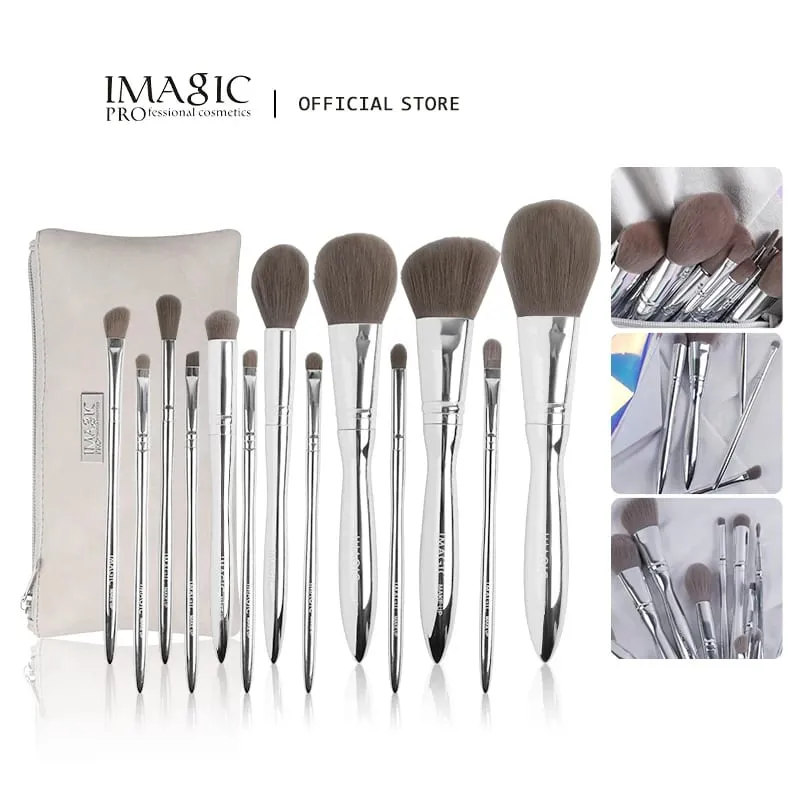 13 Pcs/Set Professional Brushes Make-Up Foundation Set Blush Eyeshadow Concealer Lip Eye Beauty Tool — image 1
