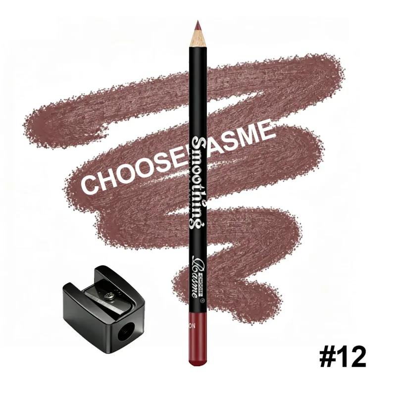 Smoothing Lip Liner Pencil Waterproof Matte Lip Contour Lipstick Long Lasting Makeup Comes With Free Pencil Sharpener — image 12