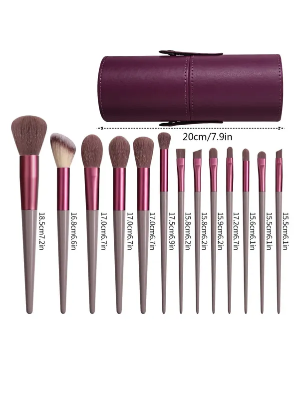 13PCS Professional Makeup Brushes Set Soft Fluffy Foundation Eyeshadow Concealer Blending Blush Brush Kabuki Women Beauty Tool — image 6