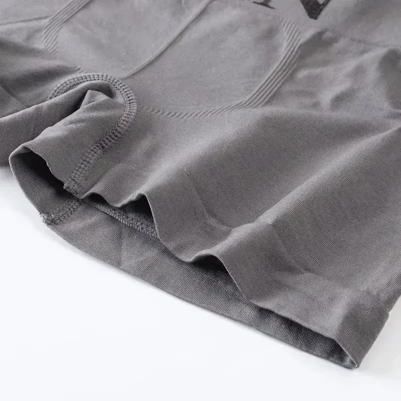 5 pièces Boxer pour hommes sous-vêtements respirants à haute élasticité short extensible en coton doux culotte confortable de couleur unie 3256812862724852 — image 1