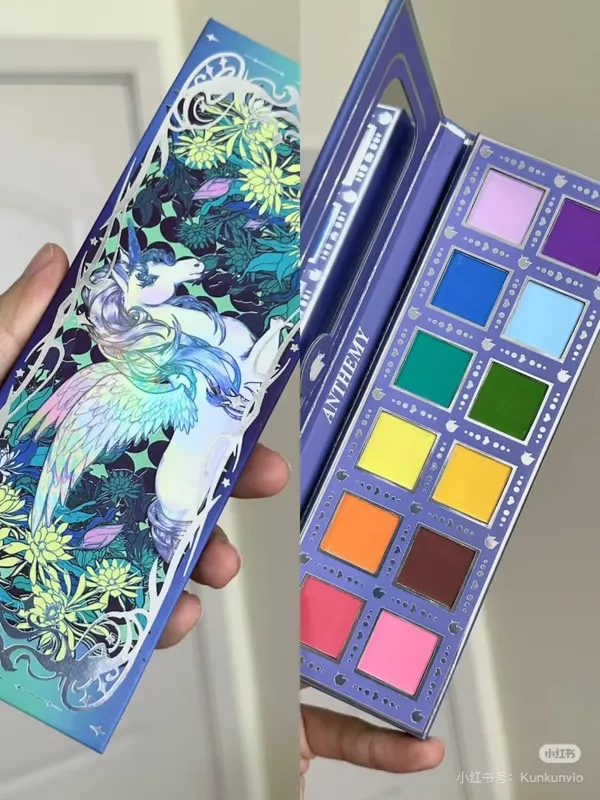 Anthemy 10 Color Eyeshadow Palette Matte Shimmer Chameleon Waterproof Long-Lasting Pearly Shiny Metal Eye Shadow Palette Make-up — image 9