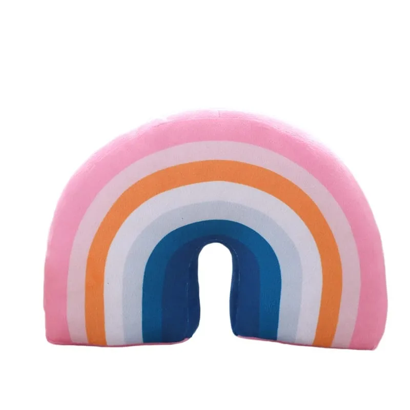 Fantastic Star Cloud Moon Rainbow Plush Pillow Stuffed Sky Natural Cushion Yellow Pink Blue Shy Emotion Plushie Decoration Gift — image 16