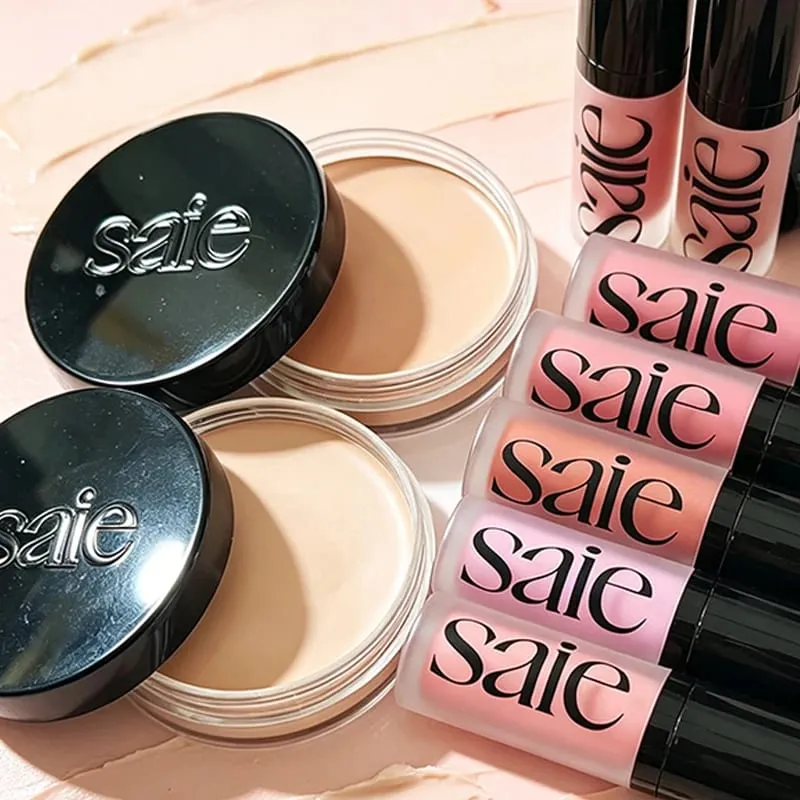 Fashion Saie High Gloss Long-lasting Texture Is Moist and Easy To Push Away Liquid Blusher Facial Contour Cream Makeup Products — image 2