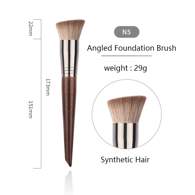 OVW Animal Hair Makeup Brush Complete Set 28PCS Lip Brushes Eyeshadow Brush Soft Makeup Brush Beauty Tools Smudge Brush Single — image 10