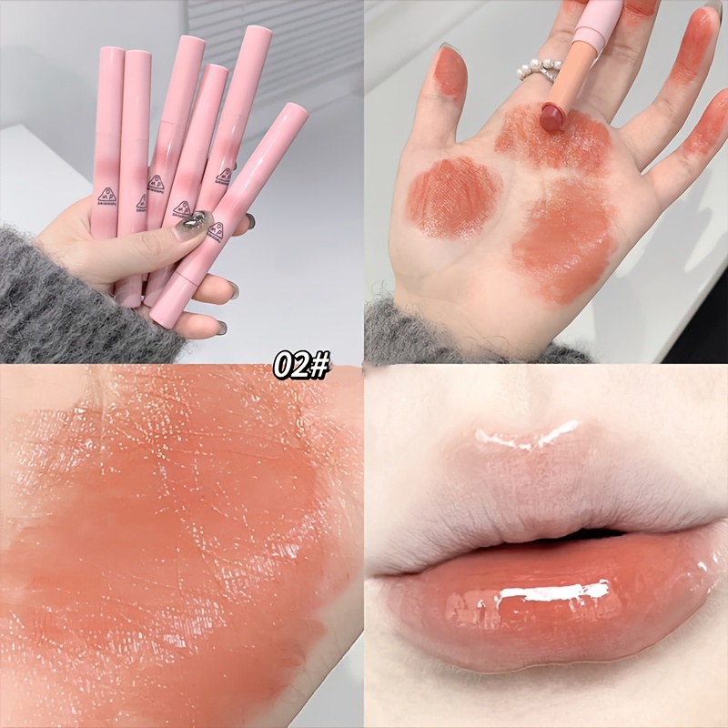 Hydrating Lipstick with Mirror Shine - Waterproof Long-Lasting Lip Tint in Rosy Hues for All Skin Types — image 10