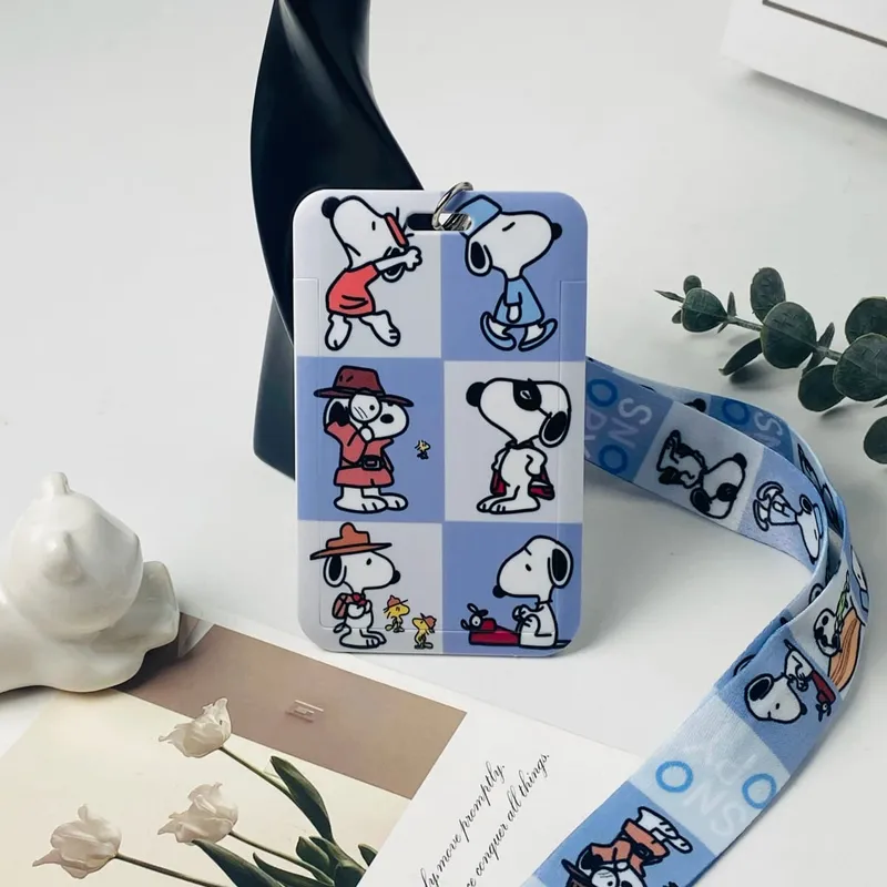 Anime Credential Holder Cartoon Lanyards for Key Neck Strap For Card Badge Gym Keychain Keyring Accessories Gifts