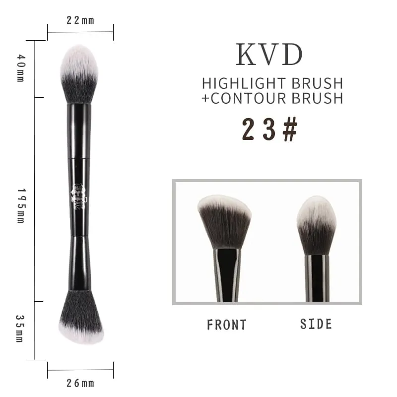 Kat Von D Makeup Brush Foundation Blush Highlight Concealer Powder Sculpting Eyeshadow Brush KVD Brand Makeup Brushes — image 11