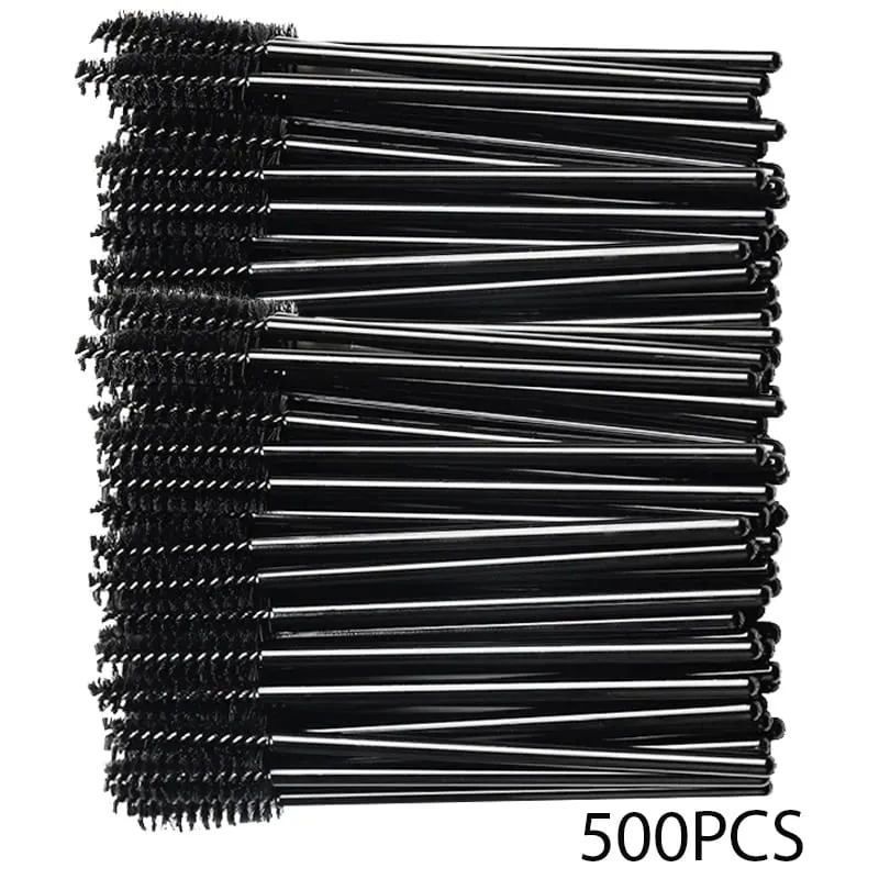 500Pcs Lash Brushes Eyelashes Extension Brush Kits Makeup Tool For EyelashMascara Wands Applicator Spoolers Tools Wholesaler