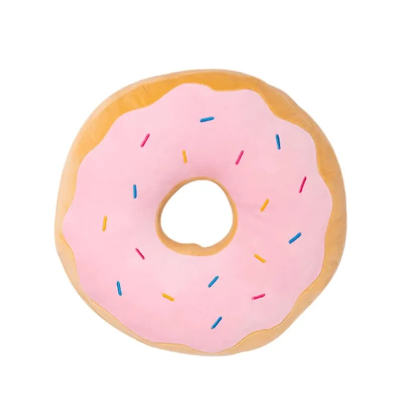 ZU 38cm Sweet Buns Donut Soft Toy Stuffed Cream Doughnut Plush Pillow Simulation Food Sofa Chair Cushion Kids Girl Gift — image 19