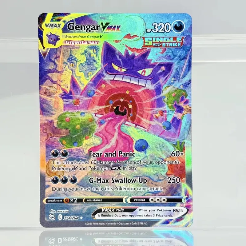 Holographic Game Trading Collection PTCG Proxy Cards Charizard Pikachu Mew EX Singl PKM Foil Cards PROXY Card — image 23