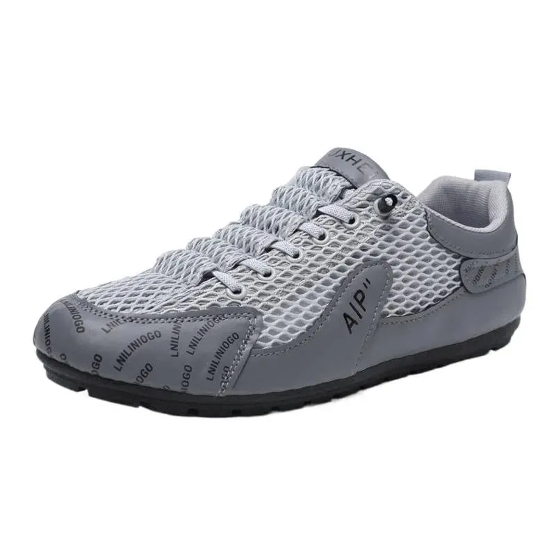 New 2025 High Quality Summer Men Sneakers Fashion Comfortable Non-slip Mesh Shoe Soft Breathable Wear-resistant Sport Sneaker — image 4