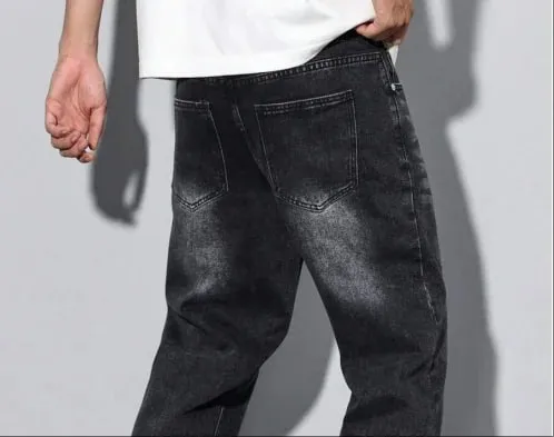 Best-selling black skinny jeans for men with American design suitable for all seasons — image 6