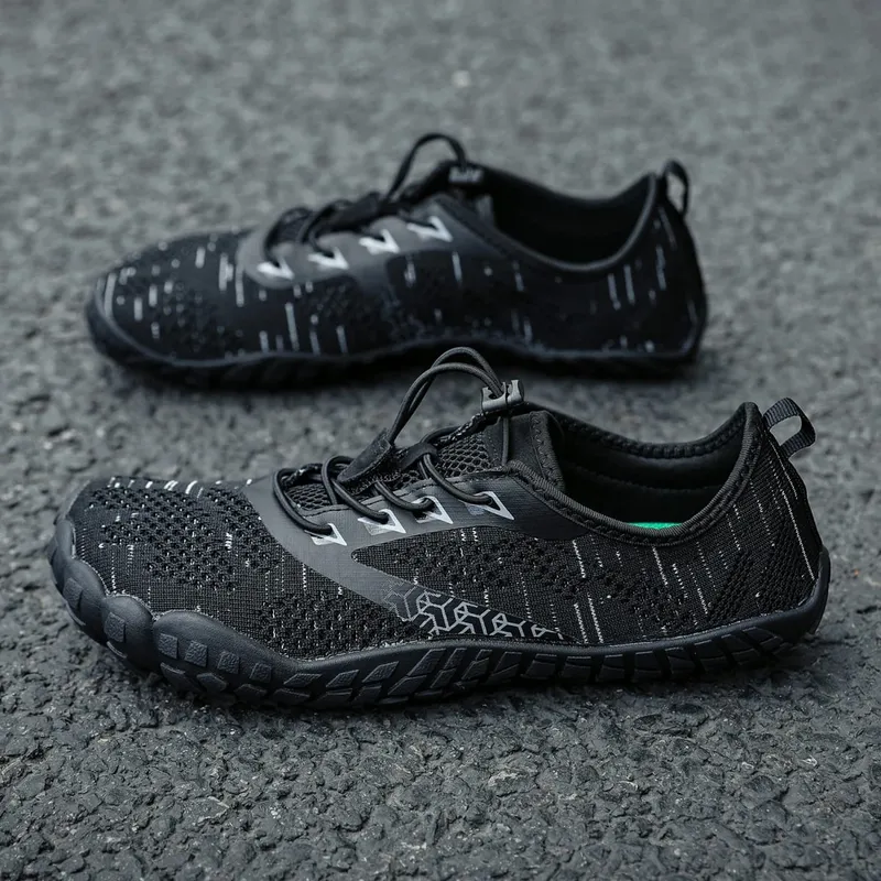 Wide Barefoot Shoes for Womens Mens Outdoor Running Zero Drop Casual Sneaker Minimalist Shoes — image 2