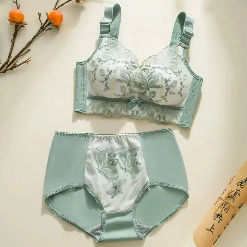 Sexy Lace Bra Push Up Soft Bra Small Breast Gathering Anti-Sagging Lace Women Underwear Adjustable Lingerie — image 16