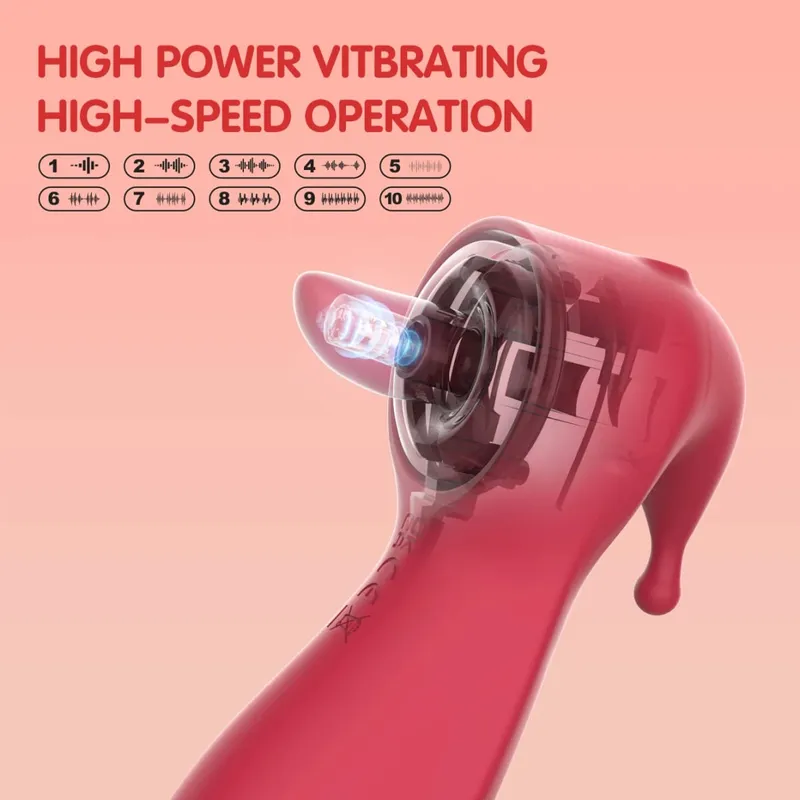Clitoral Sucker Vibrator Tongue Licking Nipple Vagina Massager Clit Stimulator Female Masturbation Sex Toy for Women Adult 18 — image 3
