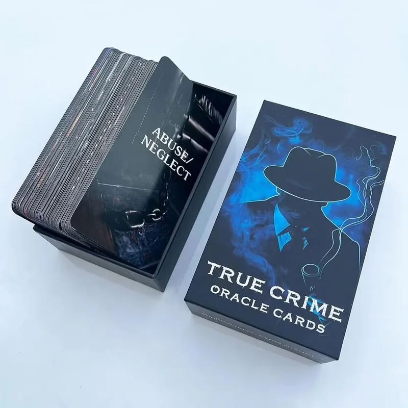 12x7cm True Crime Oracle Deck 80-cards Divination Taro in Box Card Games — image 6