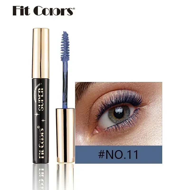 Colored Mascara Makeup 4D Silky Natural Long Eyelashes Mascara Waterproof Long-lasting Extension Thick Lasting Curling Mascara — image 25