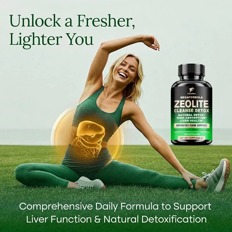 Acquista 2 Ricevi 2 gratis! Zeolite Cleanse Detox Capsule Argilla Clinoptilolite per la rimozione di metalli pesanti e tossine Pulizia naturale di tutto il corpo — image 3
